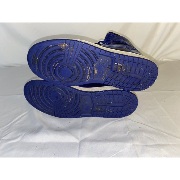 Nike Air Jordan 1 Retro Deep Royal Purple Patent Anti-Gravity Sz 7Y 705300-420 - Picture 5 of 6